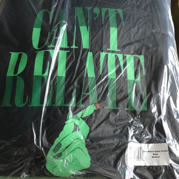 Jeffree Star Can’t Relate Green/Black Hoodie - Picture 3 of 6